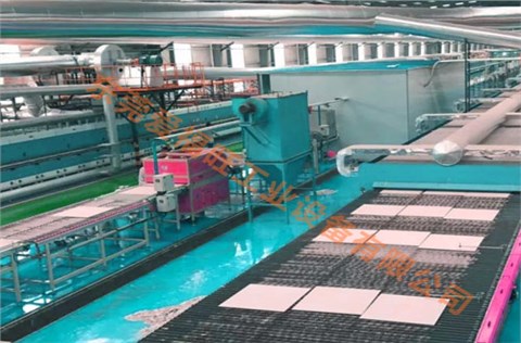 49米自动化锟道窑炉生产线 49米自动化锟道窑炉生产线